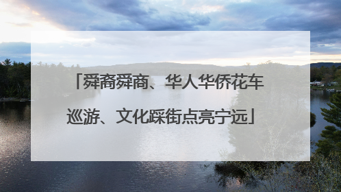 舜裔舜商、华人华侨花车巡游、文化踩街点亮宁远
