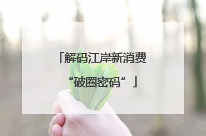 解码江岸新消费“破圈密码”