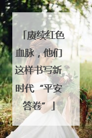 赓续红色血脉，他们这样书写新时代“平安答卷”