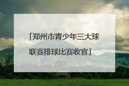 郑州市青少年三大球联赛排球比赛收官