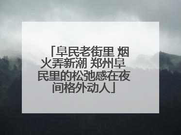 阜民老街里 烟火弄新潮 郑州阜民里的松弛感在夜间格外动人