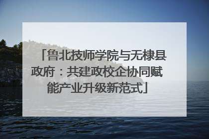 鲁北技师学院与无棣县政府：共建政校企协同赋能产业升级新范式