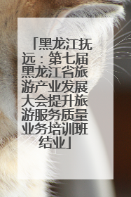 黑龙江抚远：第七届黑龙江省旅游产业发展大会提升旅游服务质量业务培训班结业